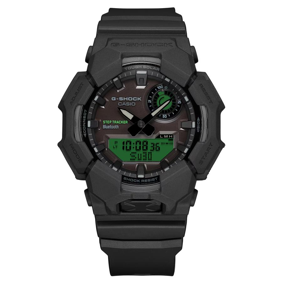 『土日限定特価』 GA-B010BEG-1AJF カシオ CASIO Bluetooth ソーラー 腕時計 G-SHOCK G-ショック スマートフォンリンク BLACK AND ELECTRO GREENの画像