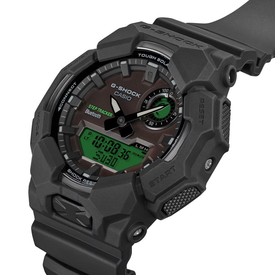 『土日限定特価』 GA-B010BEG-1AJF カシオ CASIO Bluetooth ソーラー 腕時計 G-SHOCK G-ショック スマートフォンリンク BLACK AND ELECTRO GREENの画像