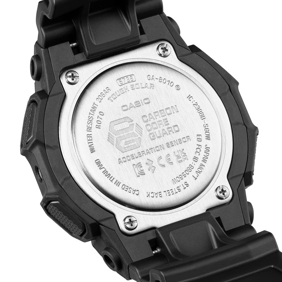 『土日限定特価』 GA-B010BEG-1AJF カシオ CASIO Bluetooth ソーラー 腕時計 G-SHOCK G-ショック スマートフォンリンク BLACK AND ELECTRO GREENの画像