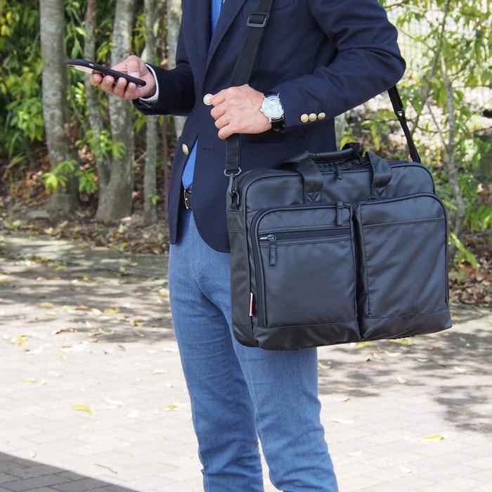 ブリーフケース ビジネスバッグ ビジネストラベルバッグ メンズ B4