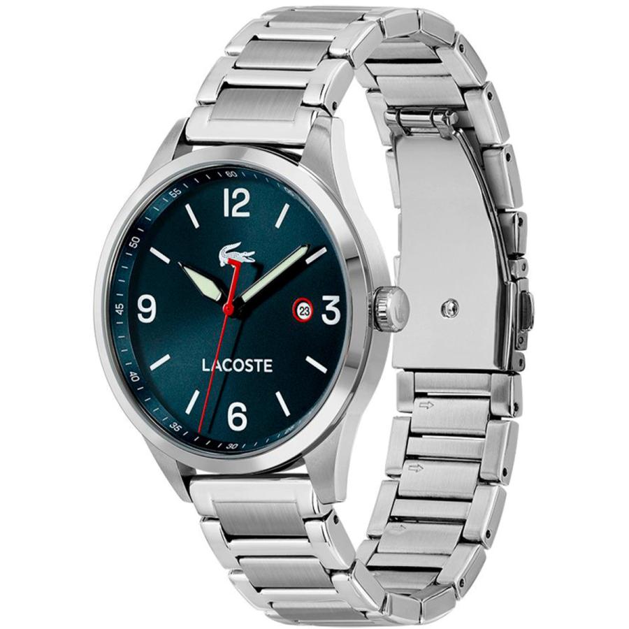 ほぼ未使用 LACOSTE TRAVELER 2011108 腕時計 メンズ ウォッチ ラコステ トラベラー メタルバンド 『国内正規品』 【1918962875】(11440円)
