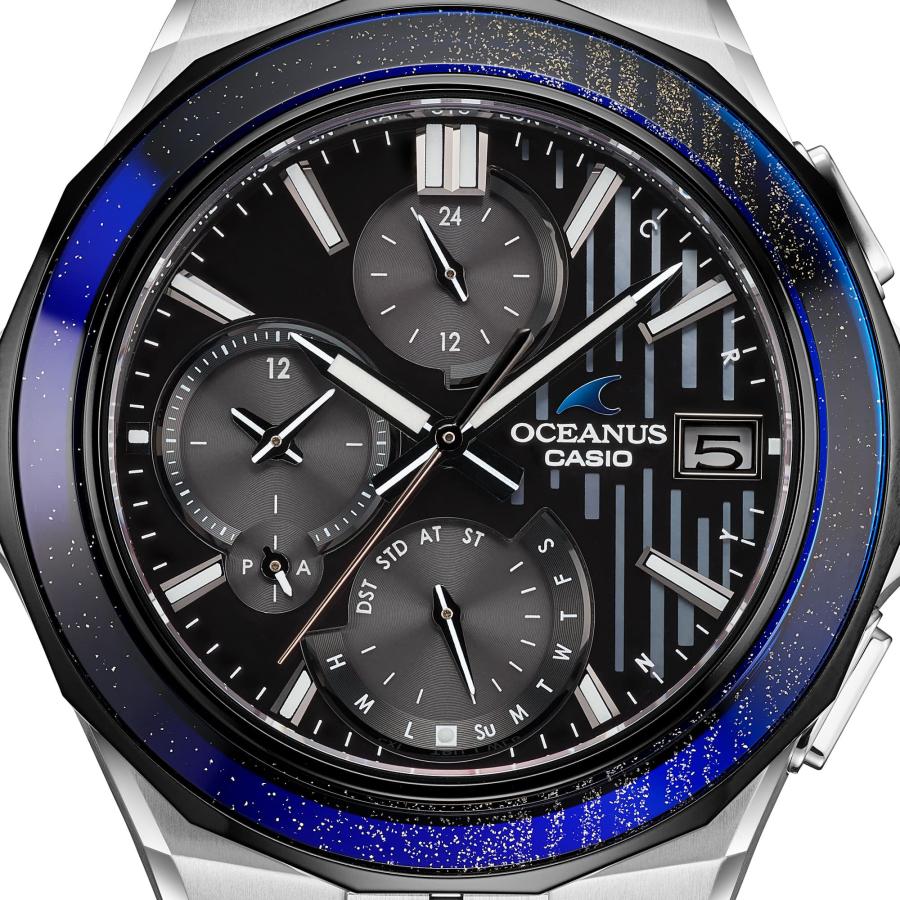 『国内正規品』 OCW-S5000MB-1AJF カシオ CASIO ソーラー電波腕時計 OCEANUS オシアナス Manta マンタ 世界限定1200本 Bluetooth通信搭載モデル 江戸切子｜select-s432｜05