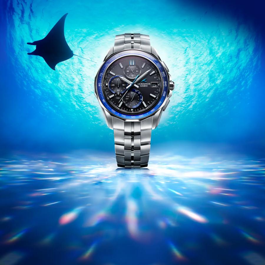 カシオ電波ソーラー腕時計OCEANUS Manta OCW-S1000 【公式通販】