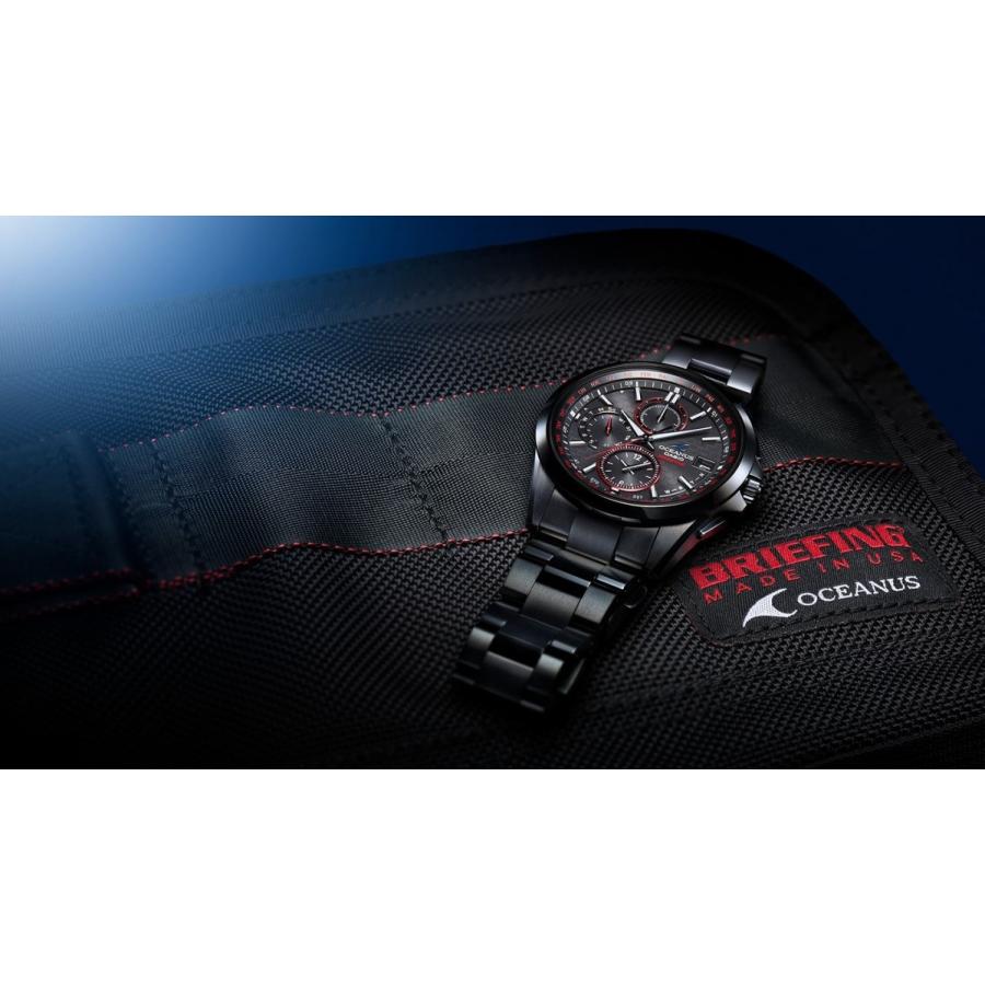 ブリーフィング×オシアナス限定腕時計 OCW-T2610BR-1AJR付属ポーチ