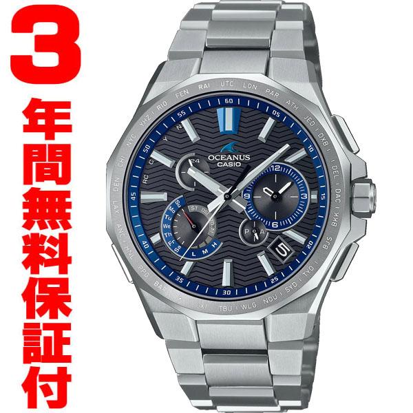 新品 定価14万 保証付OCEANUS OCW-T6000-1AJF電波ソーラー OCEANUS （豪華おまけ有） オシアナス 電波ソーラー 腕時計 メンズ OCW