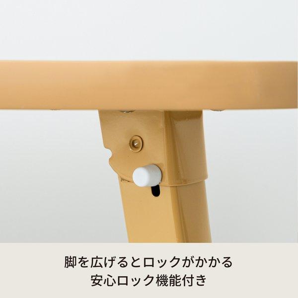 〔5個セット〕ハウステーブル(60)(ナチュラル) 幅60cm×奥行45cm 折りたたみローテーブル 折れ脚 木目 軽量 コンパクト 業務用 完成品 NK-60