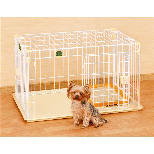 アドメイト 2ドアパピーサークル 屋根面・トイレセット〔ペット用品〕