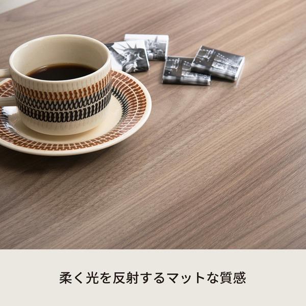 〔2個セット〕カームテーブル スクエア（ブラウン） 幅90cm 机 木製 折り畳み ローテーブル 折れ脚 ナチュラル ワイド 幅広 センターテーブル 北欧 業務用 完...