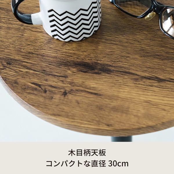 〔12個セット〕コーディサイドテーブル(ウッド/木目) 北欧風 軽量 スリム モダン 机 飾り台 大理石 コンクリート 業務用 CTN-3031