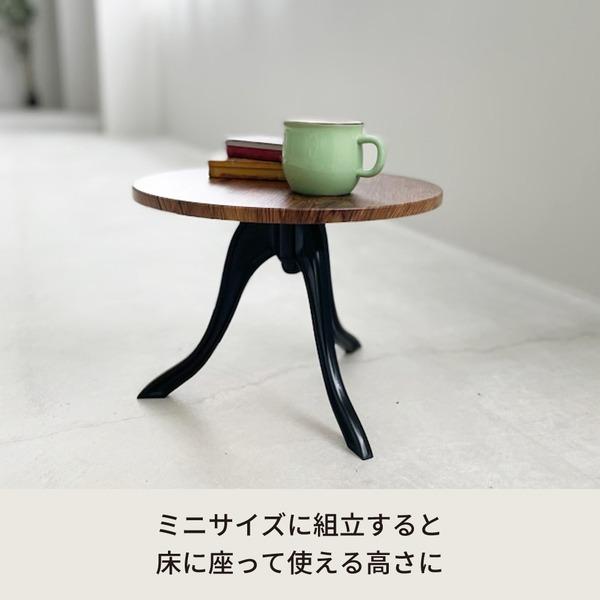 〔12個セット〕コーディサイドテーブル(ウッド/木目) 北欧風 軽量 スリム モダン 机 飾り台 大理石 コンクリート 業務用 CTN-3031