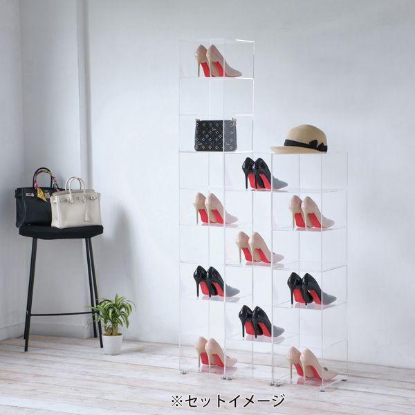 アクリリックシューズラック2個組 完成品_2