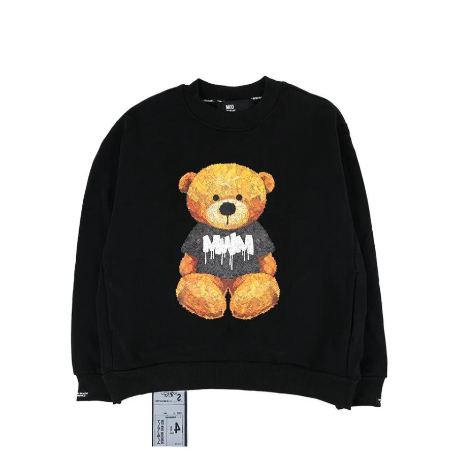 MWM/MOD WAVE MOVEMENT/TEDDY SWEATSHIRT/BLACK/スウェット/トレーナー