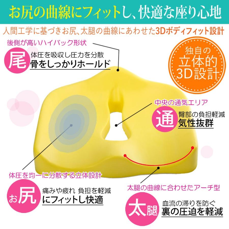 クッション 腰痛 低反発 腰痛対策 骨盤矯正 産後 骨盤 運転 疲れにくい 痔 姿勢矯正 健康 矯正 車 運転席 座布団 事務 体圧分散 坐骨神経痛 在宅ワーク 最新版 Cushion 01 いいものselect Shop Barong 通販 Yahoo ショッピング