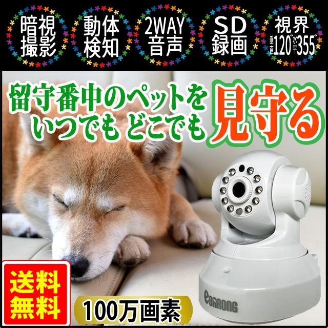 ペットモニター ペットカメラ スマホで見守り 犬 ベビーモニター ベビーカメラ セキュリティー Ip Wifi 高齢 遠隔操作 動体検知 赤外線 暗視 日本語説明書 犬 Pet Monitor White いいものselect Shop Barong 通販 Yahoo ショッピング