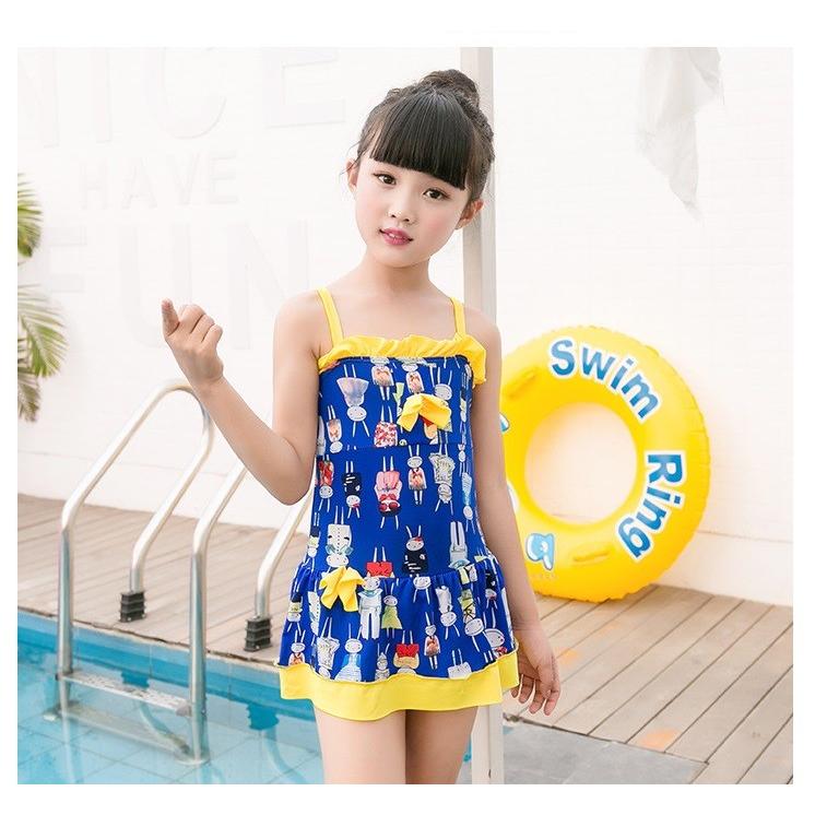 女の子 水着 ワンピース キッズ水着 スクール水着 スイムウエア ウサギ柄 可愛い 大人気 Swimgirl412 Select Shop Coko 通販 Yahoo ショッピング