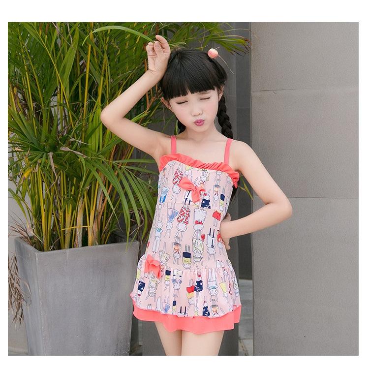 女の子 水着 ワンピース キッズ水着 スクール水着 スイムウエア ウサギ柄 可愛い 大人気 Swimgirl412 Select Shop Coko 通販 Yahoo ショッピング