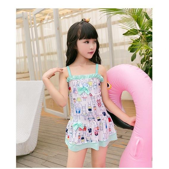 女の子 水着 ワンピース キッズ水着 スクール水着 スイムウエア ウサギ柄 可愛い 大人気 Swimgirl412 Select Shop Coko 通販 Yahoo ショッピング