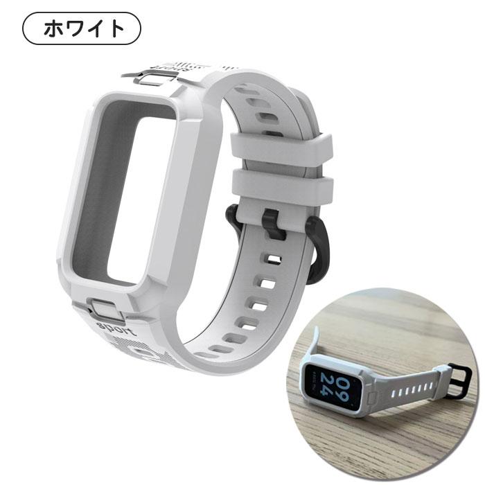 Xiaomi Smart Band 8 Active & 9 両対応 ケース一体型バンド タフ素材