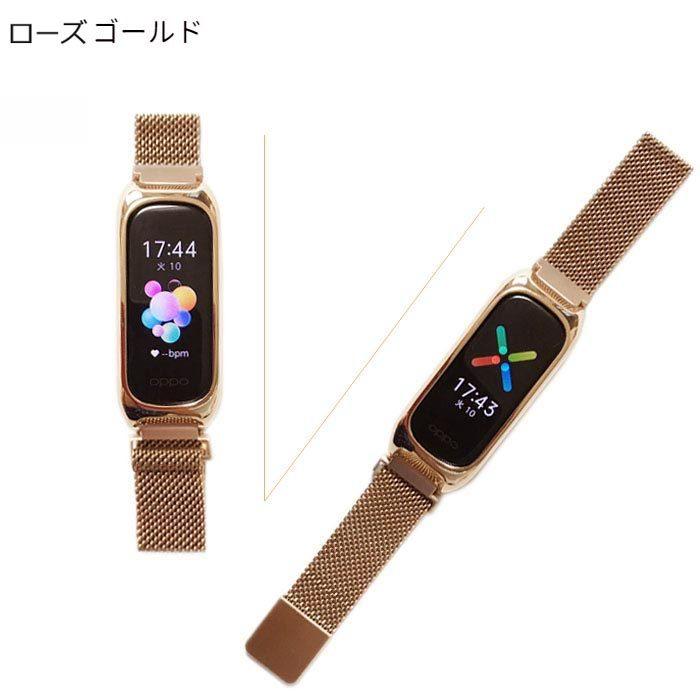 OPPO Band Style ミラネーゼ 交換バンド ステンレス ベルト  フォーマル スマートバンド メンズ レディース 替え マグネット  無段階調整 オッポ ループ バンド｜select-shop-miza｜04