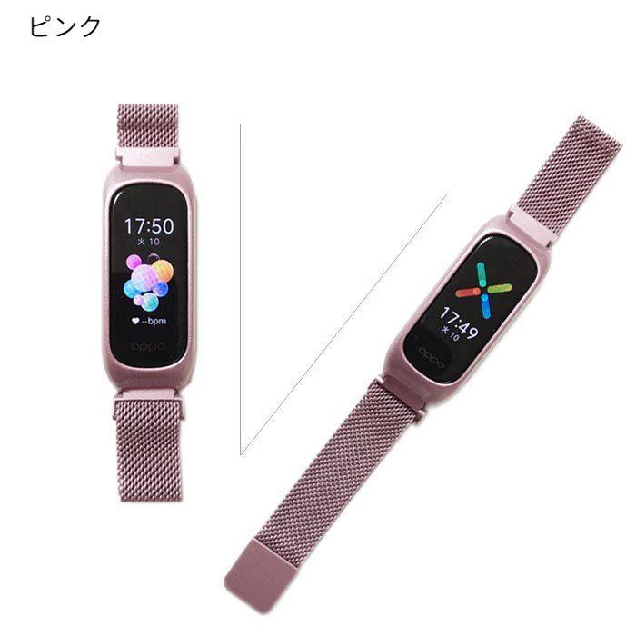 OPPO Band Style ミラネーゼ 交換バンド ステンレス ベルト  フォーマル スマートバンド メンズ レディース 替え マグネット  無段階調整 オッポ ループ バンド｜select-shop-miza｜05