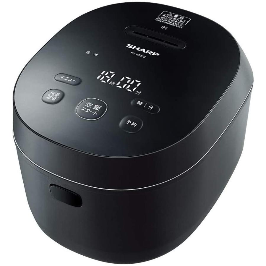 楽天ランキング1位 シャープ 炊飯器 Ih 5 5合 Plainly ブラック Ks Hf10b B 代引き手数料無料 Feltfetish Com