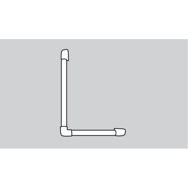 【直送品】ECLE コロバン棒 ソフトハンド L型 700×600mm P-34-A L-7060 | 手摺 手すり 玄関 トイレ 廊下 取付 転倒予防 介護用品 福祉用品 diy |  | 01