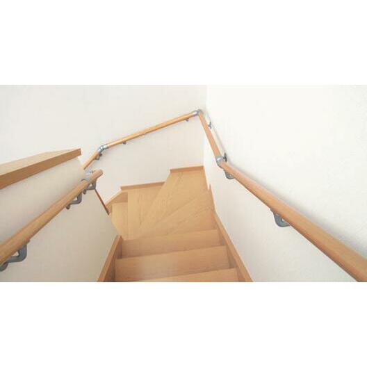 【直送品】 32mmアッシュ丸棒 4m6本入 1箱 Mオーク 直径32mm×全長4000mm | 手摺 手すり 玄関 トイレ 廊下 取付 転倒予防 介護用品 福祉用品 diy |  | 03