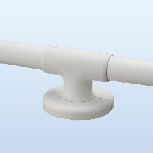 マツ六 32ソフトアクアレール チーズブラケット 32mm SAQ-02W ホワイト | 手摺 手すり 取付 金具 水回り オシャレ おしゃれ 浴室 お風呂 転倒防止 補助 介護 福 |  | 01