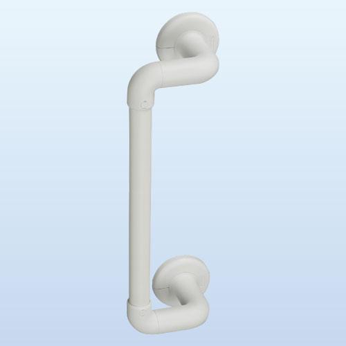 【直送品】マツ六 32ソフトアクアレール オフセットブラケット(上下セット) 32mm SAQ-06W ホワイト | 手摺 手すり 取付 金具 水回り オシャレ おしゃれ 浴室 お |  | 01