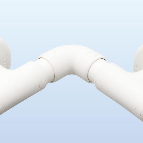 マツ六 32ソフトアクアレール Lコーナー 32mm SAQ-07W ホワイト | 手摺 手すり 取付 金具 水回り オシャレ おしゃれ 浴室 お風呂 転倒防止 補助 介護 福祉 用品 |  | 01