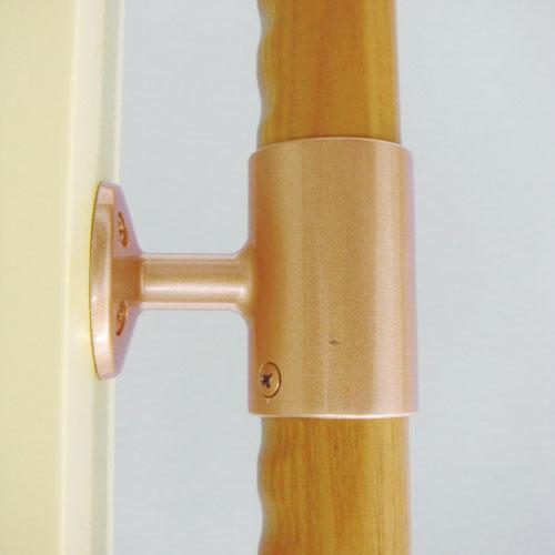 35通しブラケット縦型 手すり直径35mm用 約W60×D52.5(手すり中心位置)×H75mm | 手摺 手すり 金具 ブラケット 手すり金具 |  | 02