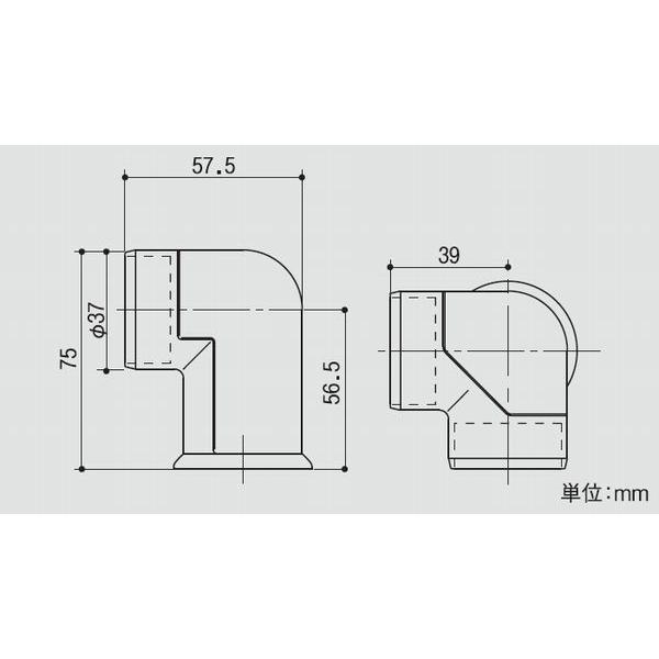 32コーナーブラケット 手すり直径32mm用 約W57.5×D75×H57.5mm | 手摺 手すり 金具 ブラケット 手すり金具 |  | 01