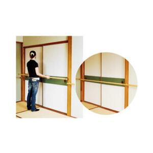 【直送品】 襖用脱着手すり棒 直径35mm×全長2000mm |  | 03