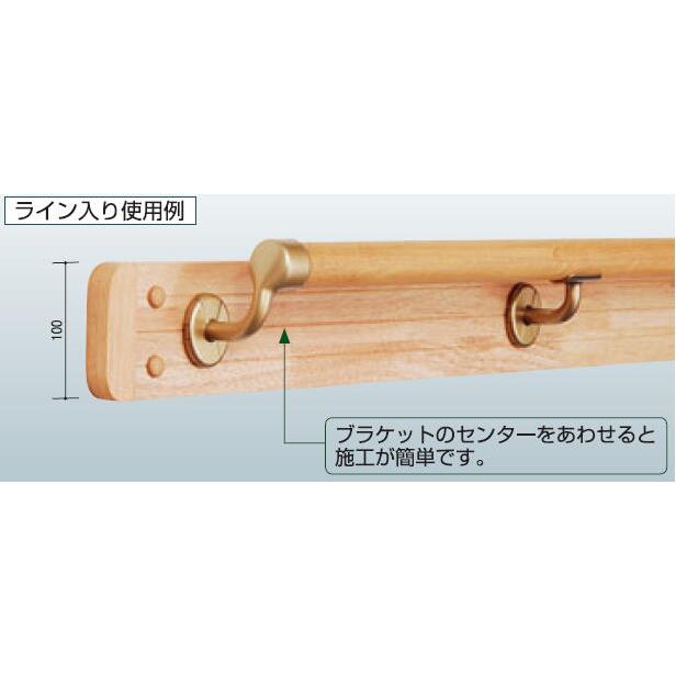 木製ベースエンド100mm用 W30×D21.5×H100mm | 手すり 取付 金具 下地 補強材 転倒予防 護用品 福祉用品 diy |  | 02