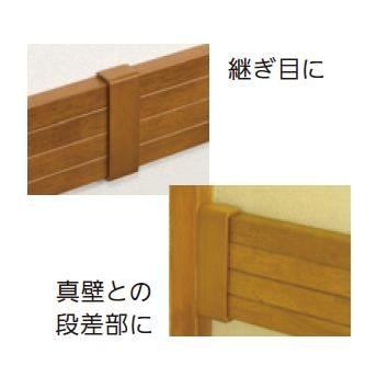 ベースプレート用木製エンドカバー真壁用 120mm用(両面テープ付き) W36×D19×H129mm |  | 01