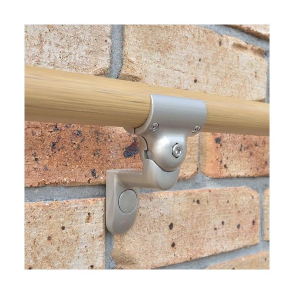 【直送品】マツ六 BAUHAUS フリーRレール E壁付ブラケット | 屋外 手摺 手すり 玄関 取付 転倒予防 介護用品 福祉用品 diy |  | 02