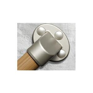 マツ六 BAUHAUS フリーRレール Eエンドブラケット W70×D74.3×H78mm | 屋外 手摺 手すり 玄関 取付 転倒予防 介護用品 福祉用品 diy |  | 02