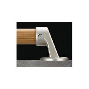 マツ六 BAUHAUS フリーRレール Eエンドブラケット W70×D74.3×H78mm | 屋外 手摺 手すり 玄関 取付 転倒予防 介護用品 福祉用品 diy |  | 03