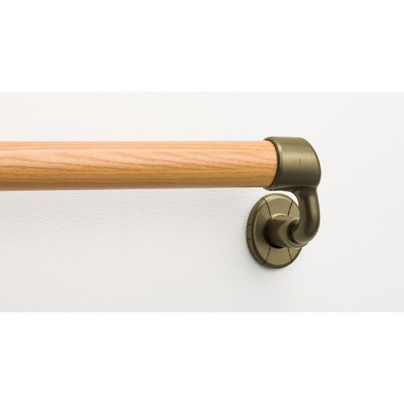 マツ六 35出幅調整エンドブラケット カバー付 右用 BD-66 | 手摺 手すり 金具 ブラケット 手すり金具 |  | 01