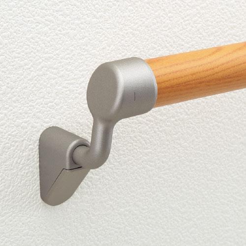 マツ六 32出幅調整スリムエンドブラケットカバー付左用 直径32mm用 | 手摺 手すり 金具 ブラケット 手すり金具 |  | 02