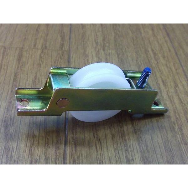 【メール便6個まで】マツ六 VIP調整戸車 デルリン車 30ミリ丸 | 交換 取替 金物 補修 部品 サッシ 引戸 戸車 パーツ 車輪 滑車 がたつき DIY 簡単 取付 | 