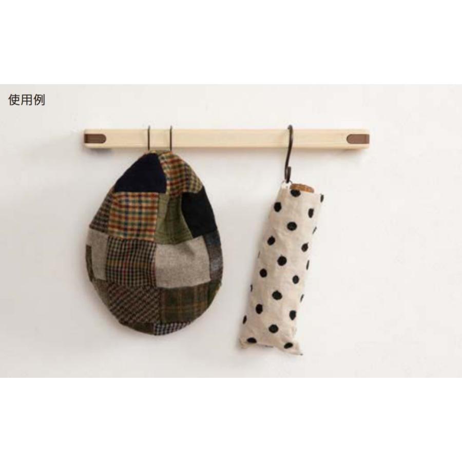 マツ六 nimone ニモネ 230mm 無塗装 クリアベージュ ベイクドブラウン NM-230 | 手摺 手すり 取手 収納 おしゃれ 可愛い  カワイイ 玄関 トイレ 廊下 取付 転倒 |  | 04