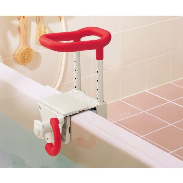 直送品】アロン化成 安寿 高さ調整付浴槽手すり UST-130 取付可能な