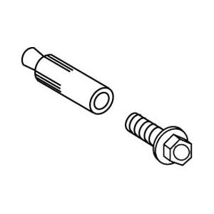 川口技研 ホスクリーン取付パーツ ジカ付パーツ(コンクリート)HP-5 | 物干し 洗濯 取付 取替 金具 金物 パーツ DIY |  | 01