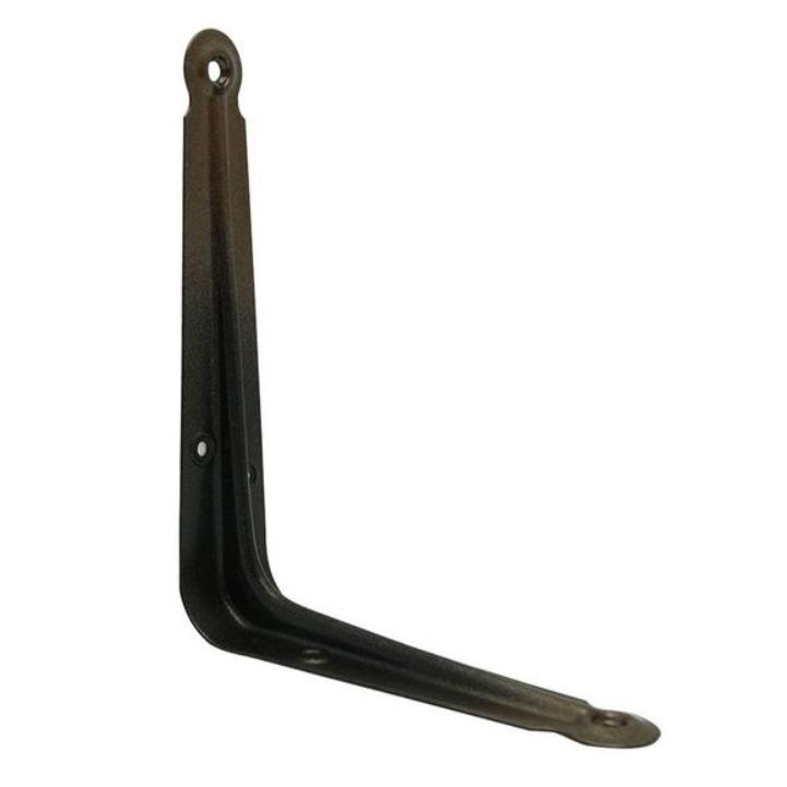 KGY工業 L型棚受 125×150mm ブロンズ 1本 安全荷重(kg)/本:28kg W125mm×H150mm | おしゃれ シンプル 棚作り ブラケット 金具 内装 リフォーム DIY L字金具 | 