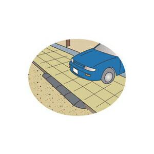 【直送品】リッチェル ロードアップG 6010 W600×H95×D250mm | 車庫 玄関 車 車輌 段差 解消 駐車場 スロープ 介護 車椅子 車イス 屋外用 |  | 02