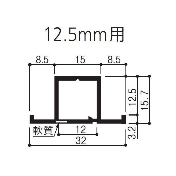 フクビ点検口枠 樹脂製 T12N45 規格寸法:450×450mm ボード開口寸法:500