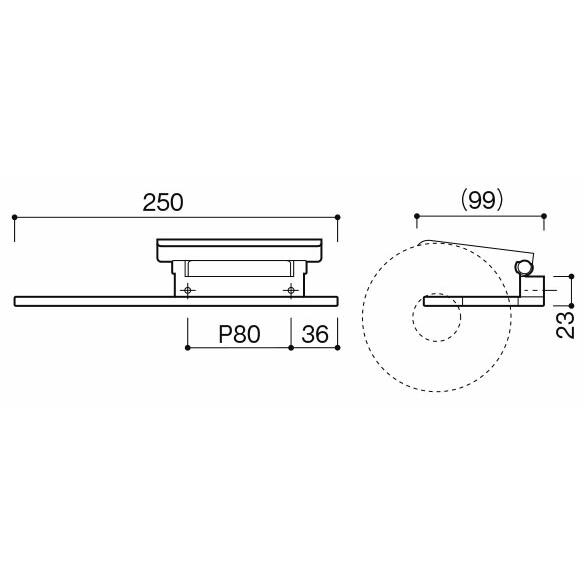 直送品】KAWAJUN トイレットペーパーホルダー SC-613-XC | おしゃれ