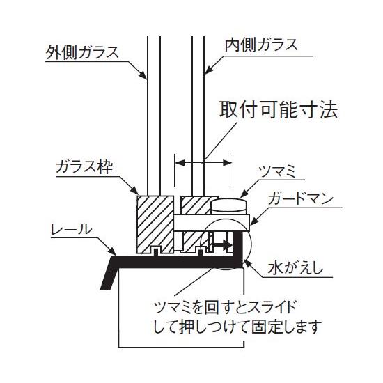 ガードロック ガードマンV | 侵入防止 不法侵入 窓用 空き巣 泥棒 対策 防犯グッズ 防犯用品 安全 セキュリティ |  | 01