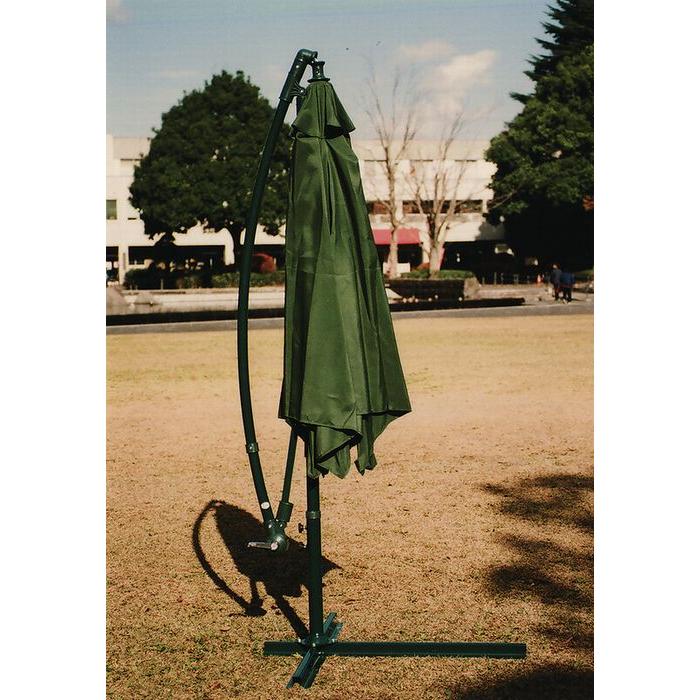 【直送品】ジャービス商事 アンブレラアーム1型 グリーン 直径2900×H2750 | ガーデンパラソル パラソル おしゃれ オシャレ ガーデニング 庭 テラス カフェ 日よ |  | 01